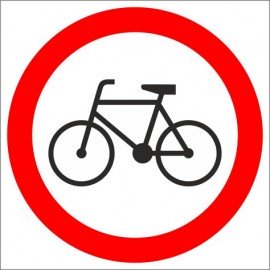 B-9 Zakaz wjazdu rowerów 