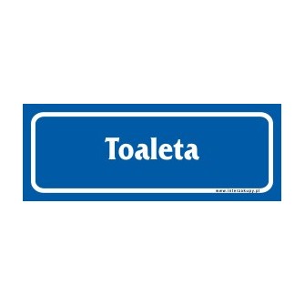 naklejka toaleta