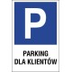 znak parking P01 dowolny tekst