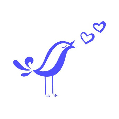 Naklejka wycinana N96 ptak O