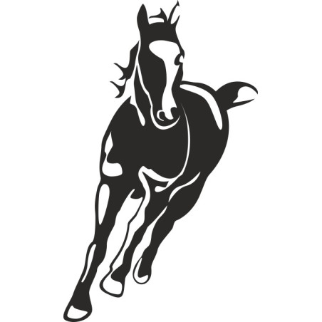 Naklejka ścienna, na ścianę, dekoracyjna N44 koń