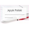 Naklejka na zeszyt SZ01 Język Polski