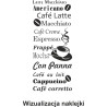 Naklejka dekoracyjna SF06 kawa