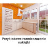 Naklejka dekoracyjna SF07 kawa
