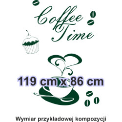 Naklejka dekoracyjna SF11 kawa