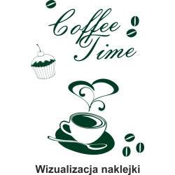 Naklejka dekoracyjna SF11 kawa
