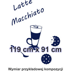 Naklejka dekoracyjna SF13 kawa