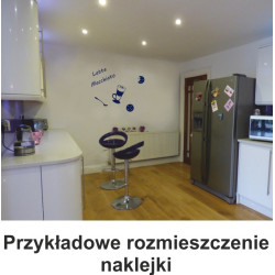 Naklejka dekoracyjna SF13 kawa