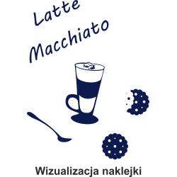 Naklejka dekoracyjna SF13 kawa