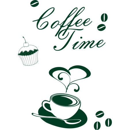 Naklejka dekoracyjna SF11 kawa