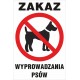 zakaz Z06 zakaz wyprowadzania psów