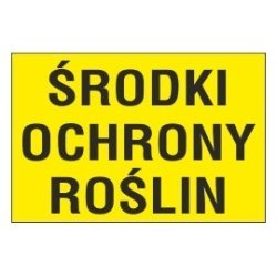 Naklejka NSOR1 środki ochrony roślin