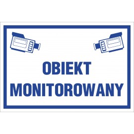 tabliczka obiekt monitorowany OM02