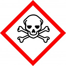 naklejka GHS06 - Substancje bardzo toksyczne