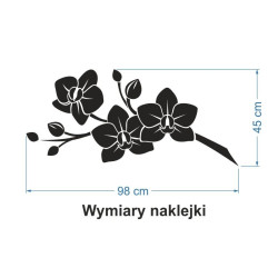 Naklejka dekoracyjna - SFE01a Kwiaty