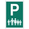 Tabliczka znak Parking dla dużej rodziny PE03a