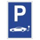 Tabliczka znak Parking dla samochodów elektrycznych PE04