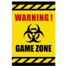 Tabliczka Warning Game Zone USGE04 Strefa gracza