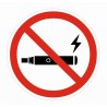 Naklejka Zakaz palenia e-papierosów ZPE03b