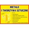 Naklejka NS16 na kosz na śmieci tworzywa i metal