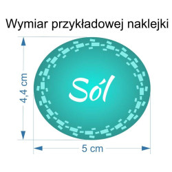 Komplet naklejek na przyprawy KB03