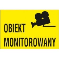 tabliczka obiekt monitorowany OM01