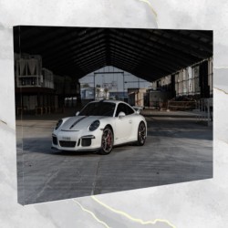 Porsche doki- obraz na płótnie