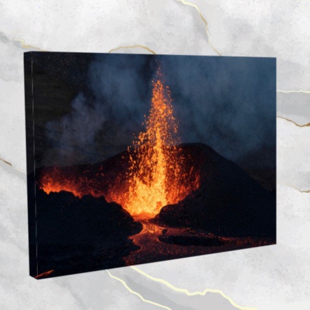 Wulkan- obraz na płótnie