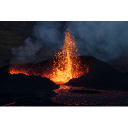 Wulkan- obraz na płótnie