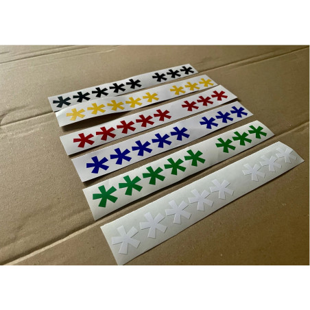 naklejka 8 gwiazdek J**** *** 50x5cm