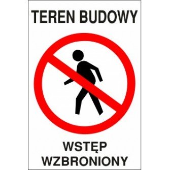 teren budowy TB01 wstęp wzbroniony