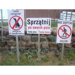 zakaz Z02 zakaz wyprowadzania psów