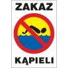zakaz kąpieli ZK01