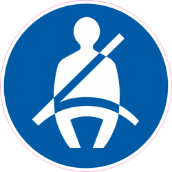 IN 49 naklejka zapnij pasy