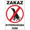 zakaz Z02 zakaz wyprowadzania psów