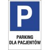 znak parking P08 parking dla pacjentów