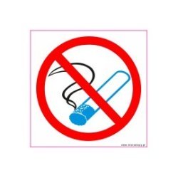 naklejka INZP6 - zakaz palenia papierosów