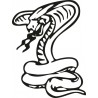 Naklejka wycinana N02 cobra