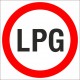 B-1a Zakaz ruchu pojazdów napędzanych LPG