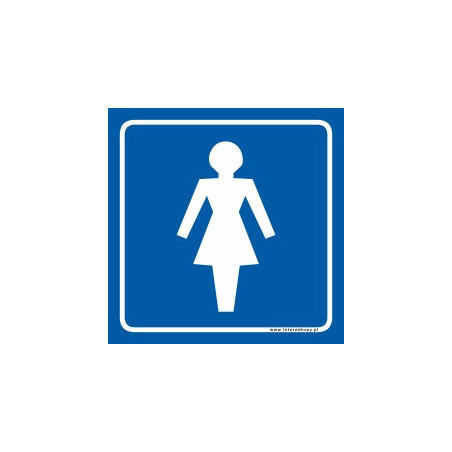 naklejka WC 04 damski